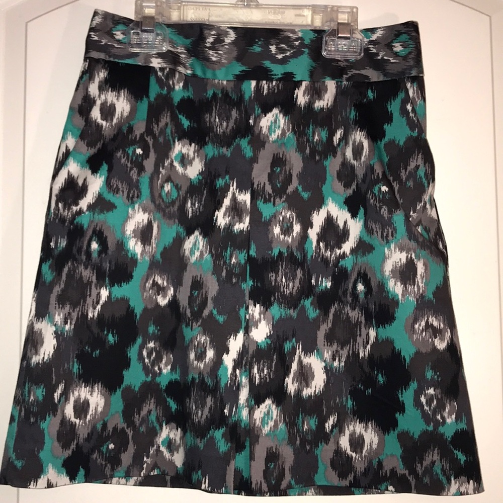 ✨modern print A-line skirt✨